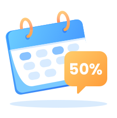 50% off Same-Week Return