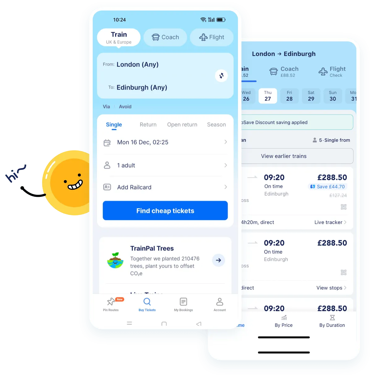 Risparmia fino al 30% sui biglietti dei treni