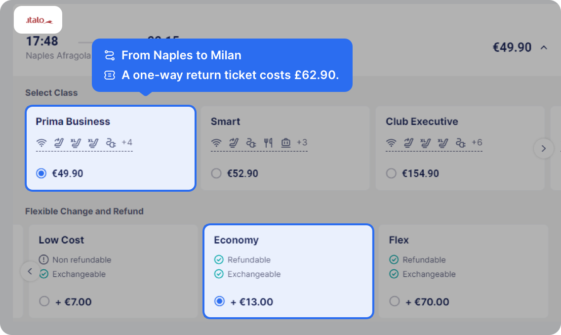 Aprovecha las ofertas para trenes Italo