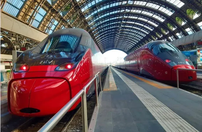 Trains Italo en Italie