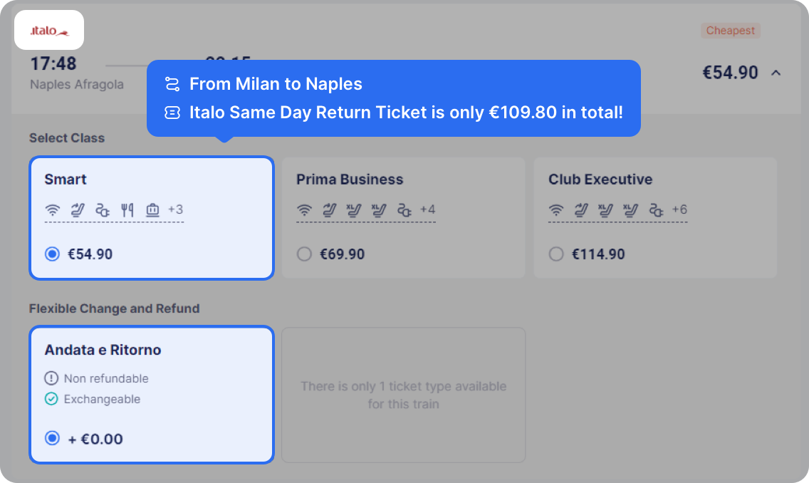 Aprovecha las ofertas para trenes Italo