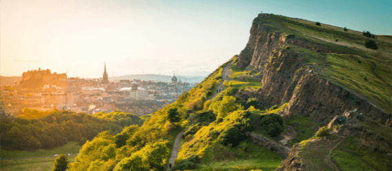 Treni per Arthur's Seat