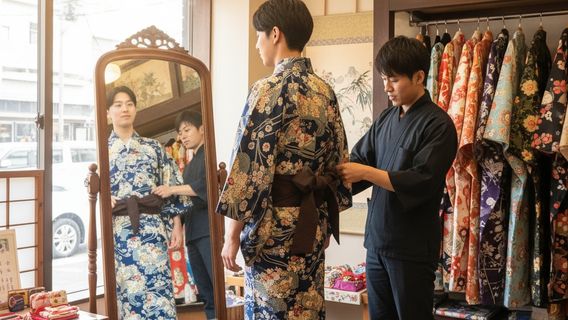 Japan Tokyo first Kimono experience, follow the shooting of Sensoji Temple Kimono reservation photography travel shooting Chinese/Mandarin service multiple packages are available