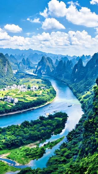 7D6N • Guangzhou modernity & Guilin landscape journey: Round-trip HSR Tickets + Longji Rice Terraces + Li River Cruise + Yulong River Rafting