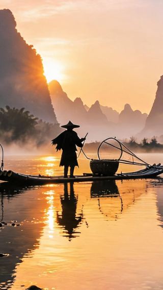 4D3N • All tips included, autumn hot sale: Guilin + Yangshuo to take bamboo rafts on the Li River and the Yulong River, photo at Elephant Trunk Hill, marvel at Longji Rice Terraces