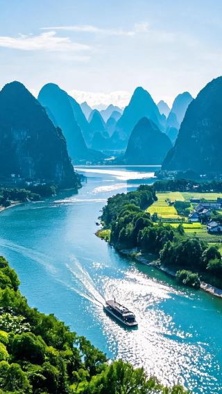 5D4N • Nanning in & out with round-trip HSR ticket + Yangshuo Li River Cruise + Yulong River Rafting