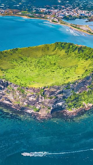6D5N • South Korea + Jeju Island: Visit Seongsan Ilchulbong, boat to Udo, explore Teddy Bear Safari, Camellia Hill, Shinhwa World, and watch sunset at Aewol-eup