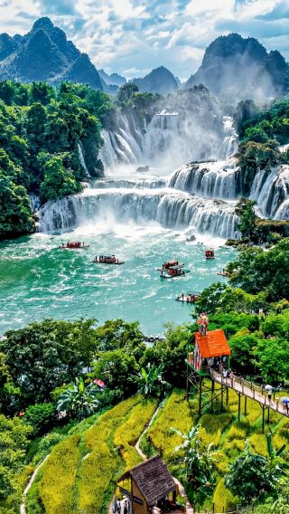 5D4N • Gratuities included - Weizhou Volcanic Island, Transnational Waterfall, Border Pastoral Landscapes, and Canyon Hiking, watch the sand art performance