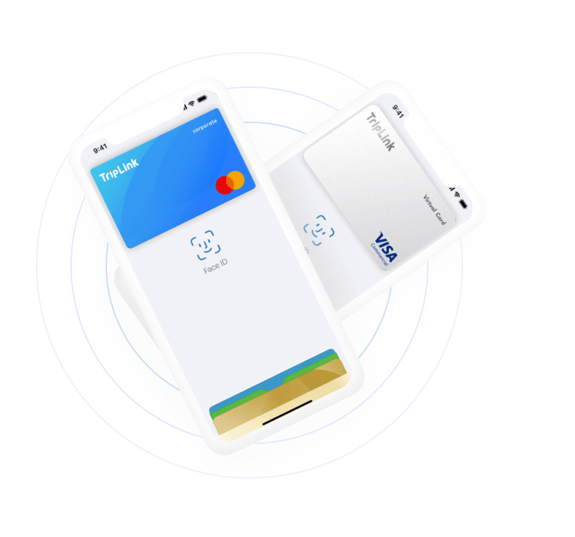 TripLink Card with faceId