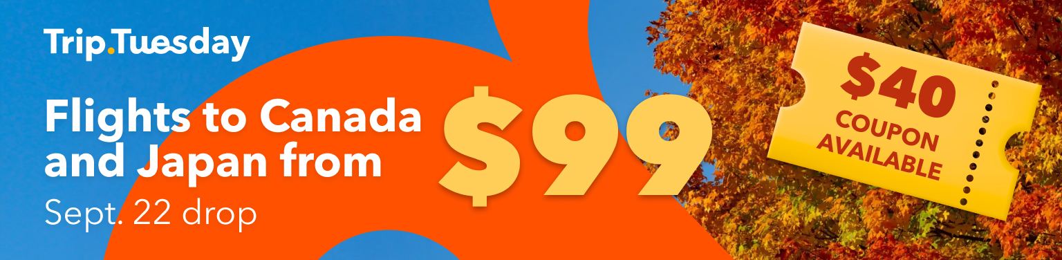 TripTuesday - $99 Flight every week
