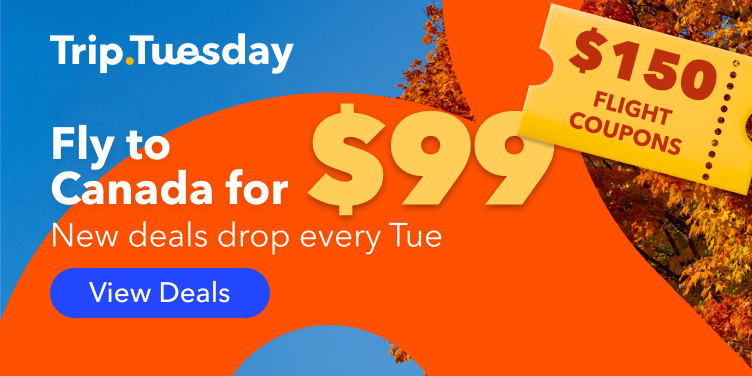 TripTuesday - Weekly $99 flight flash saleGet $20 off international flight bookings over $200. Travel smart with Trip.com!