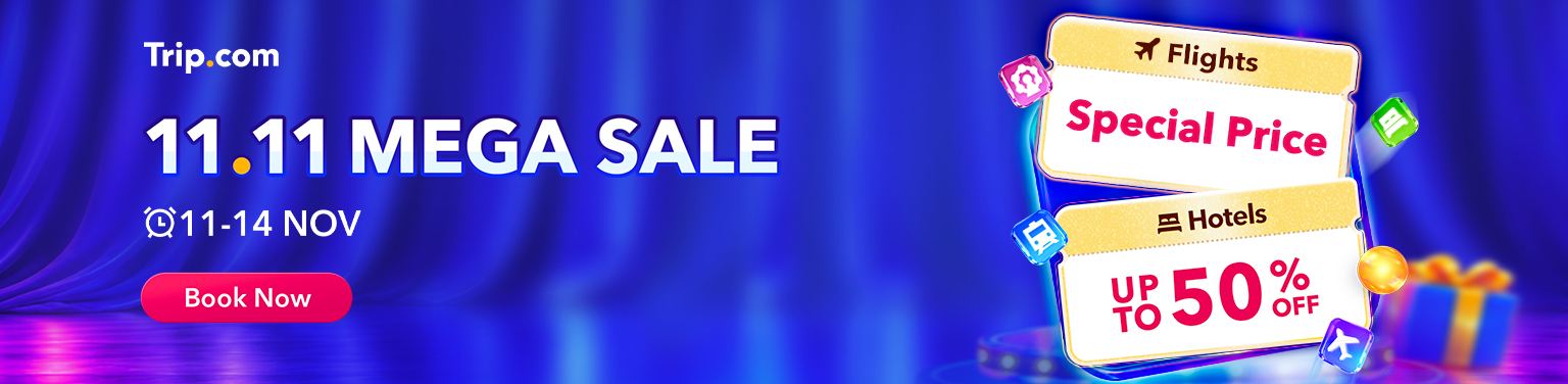 11.11 Mega Sale 2026 | Cheap Flights & Hotels –Trip.com