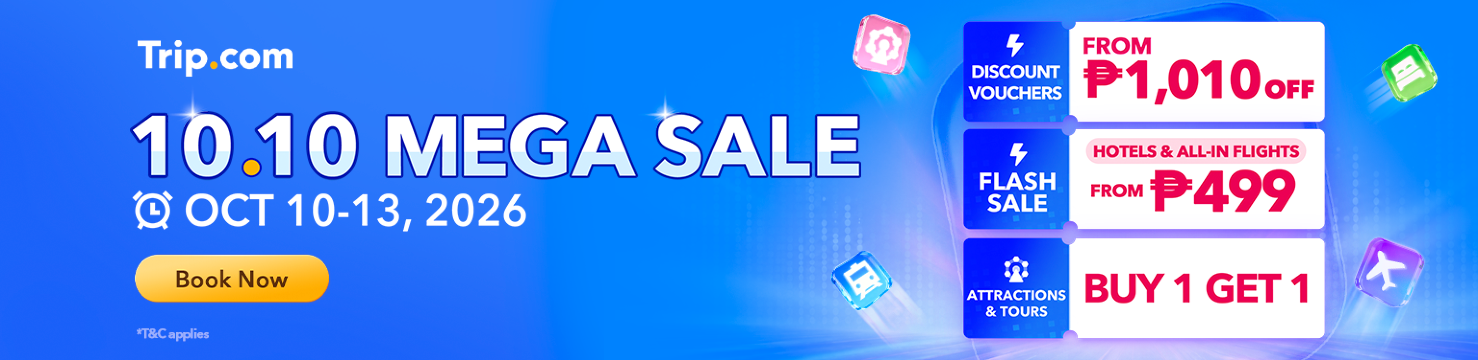 Trip.com 10.10 Mega Sale 2026: Flight, Hotel & Travel Deals | Trip.com