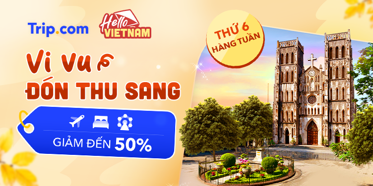 Du hí khắp Việt Nam cùng Trip.com