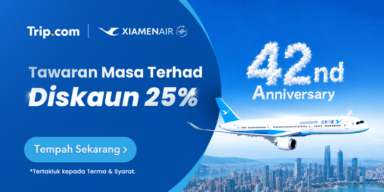 Terbang dengan Xiamen Airlines