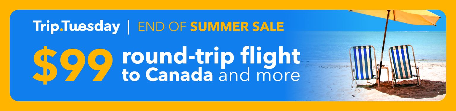 TripTuesday - Weekly $99 flight flash sale