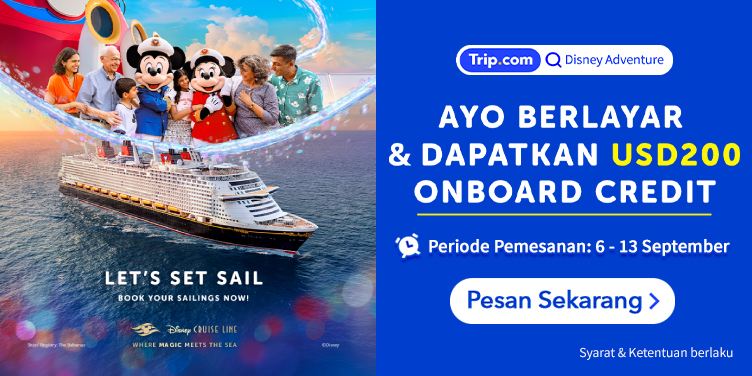 Ayo berlayar dan dapatkan USD200 Onboard Credit