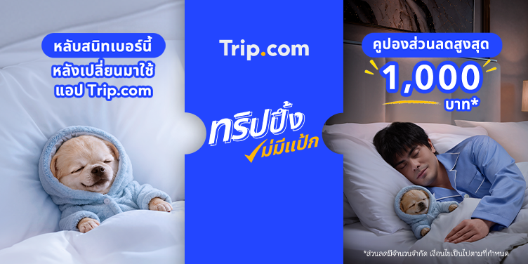 ทริปปึ้งไม่มีแป้ก | Trip.com