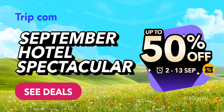 September Hotel Spectacular: Up to 50% OFF