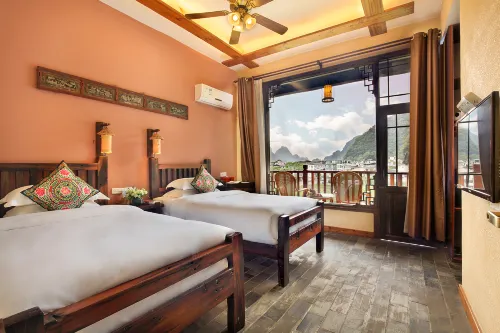 Yangshuo Mountain Nest Boutique Hotel Zimmer Photos