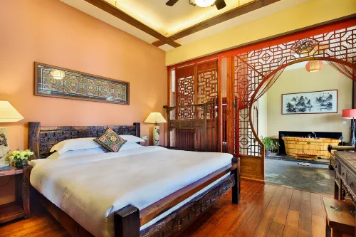 Yangshuo Mountain Nest Boutique Hotel Zimmer Photos