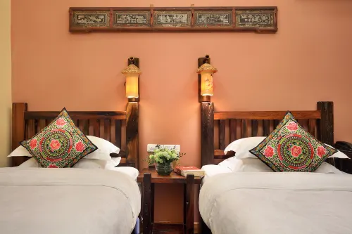 Yangshuo Mountain Nest Boutique Hotel Zimmer Photos
