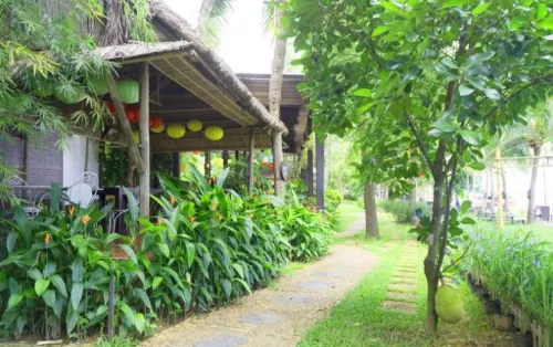 Vinh Hung Riverside Resort & Spa Außen Photos