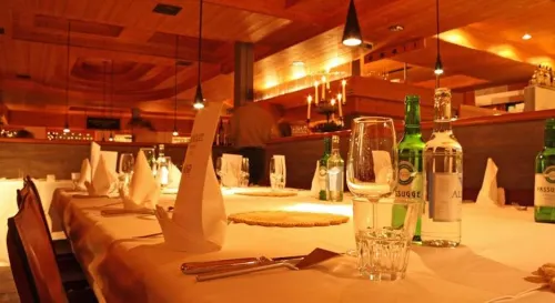 Hauser Hotel St. Moritz Dining Photos