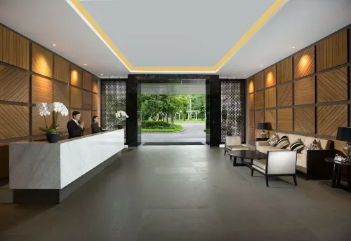 Delonix Hotel Karawang Espaces publics Photos