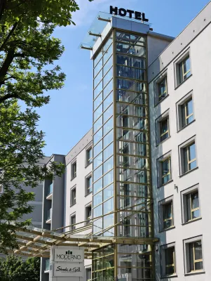 Hotel Moderno Poznań Außen Photos