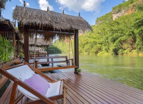 The Float House River Kwai Öffentliche Flächen Photos