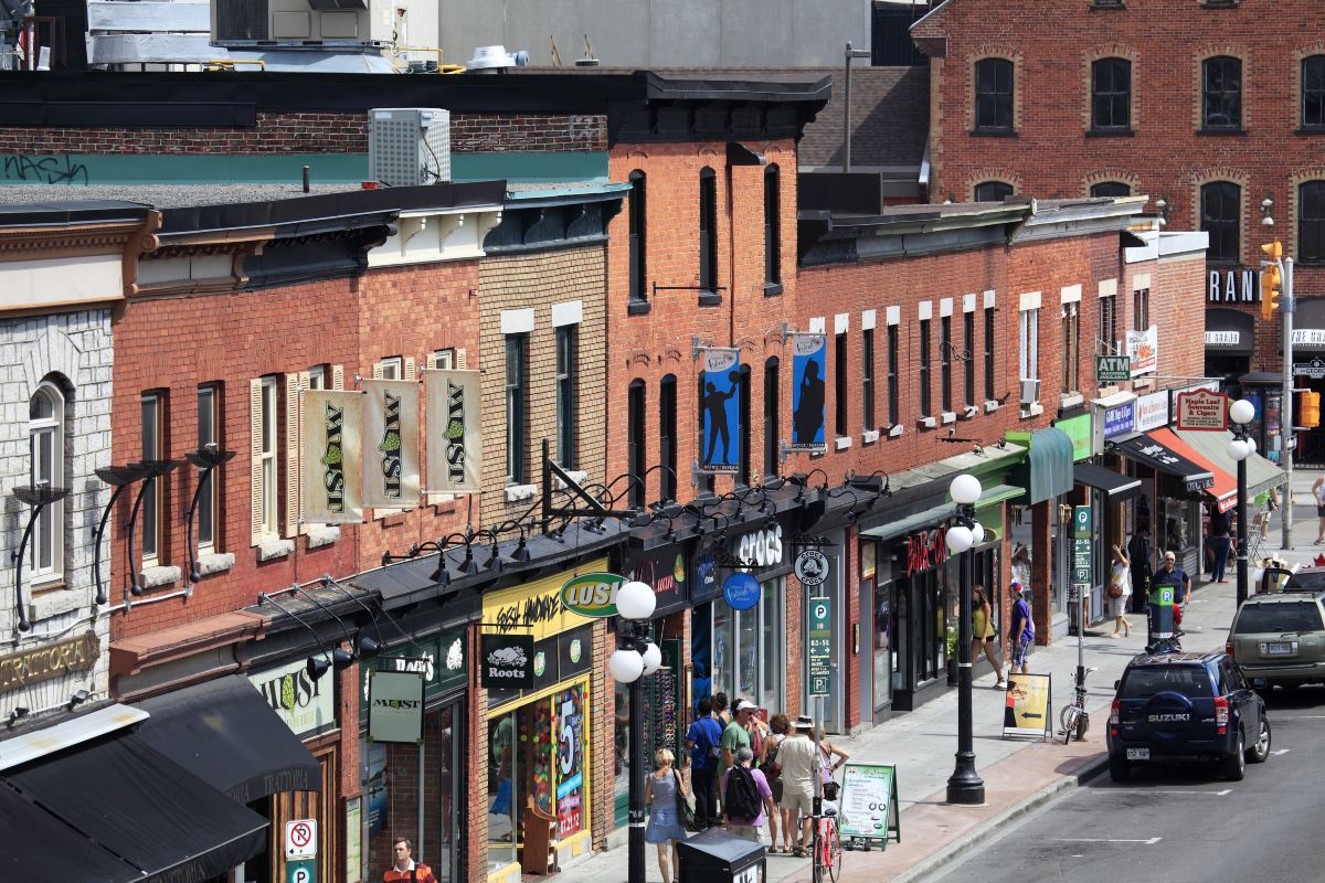 The ByWard Market area in Ottawa