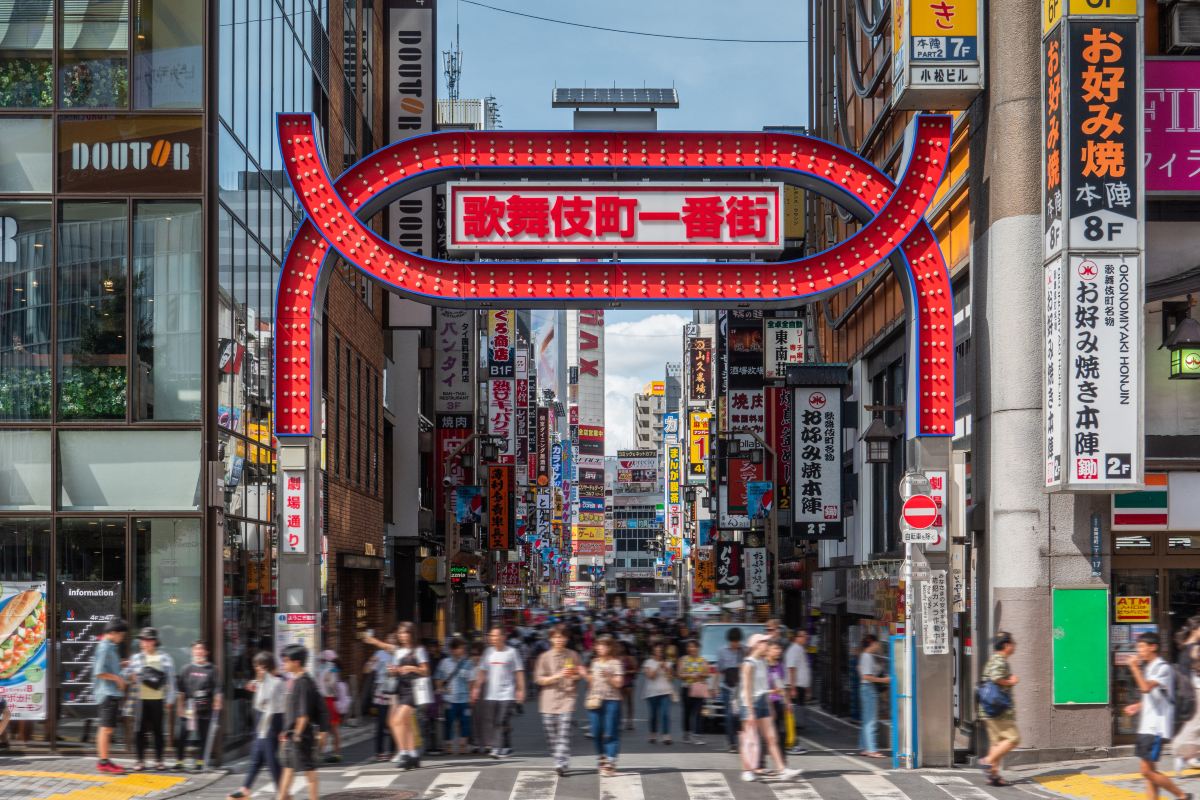 The neon streets of Kabukicho in Shinjuku