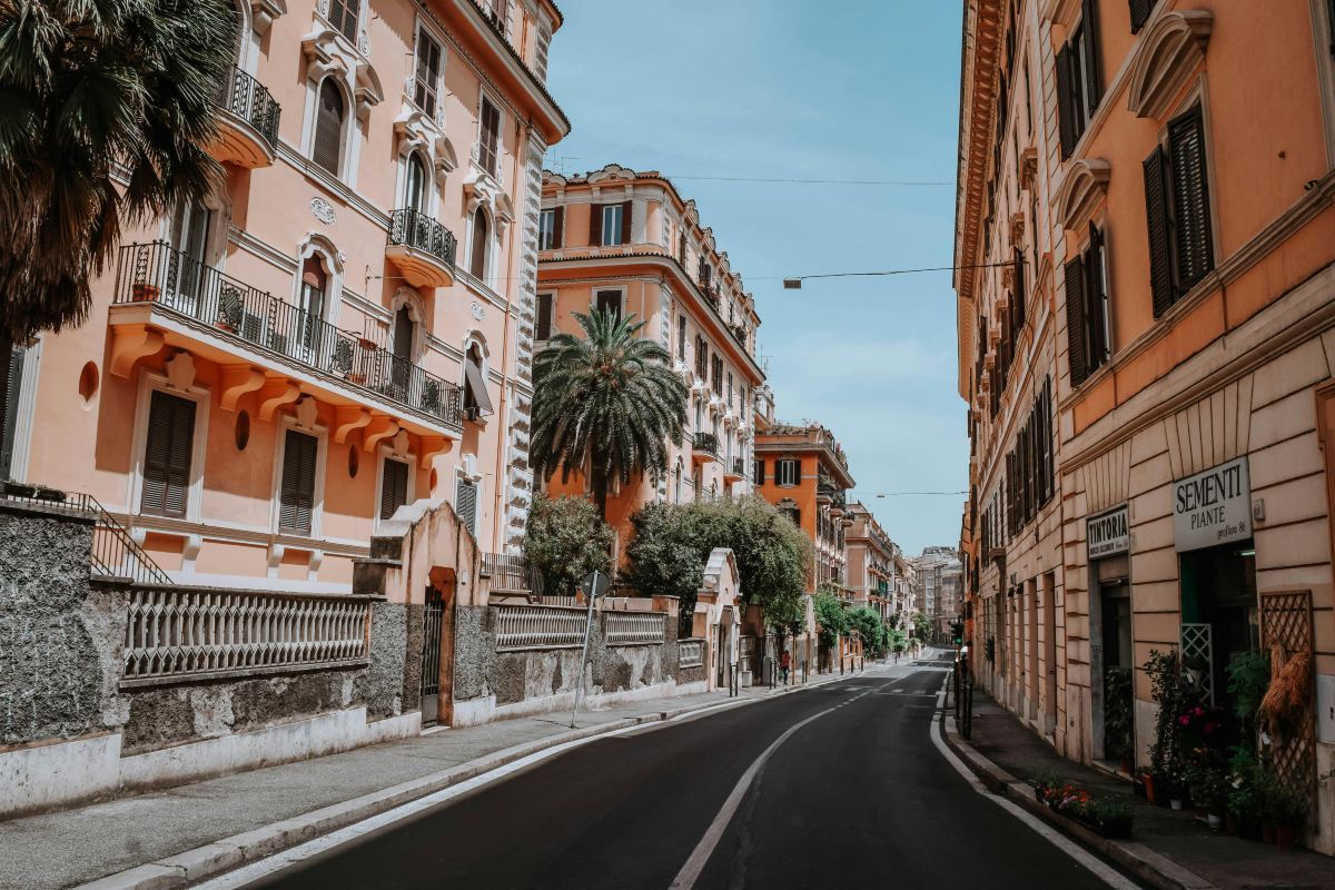 The Termini area in the centre of Rome
