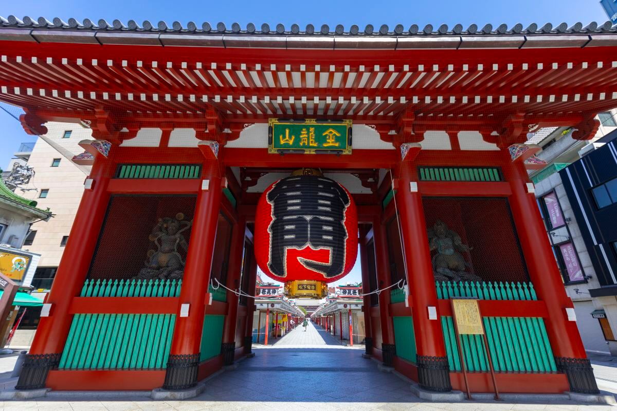 Sensoji Temple in Asakusa, one of Tokyo's oldest temples
