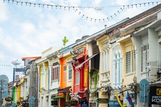 Sino-Portuguese shophouses in the Old Town, near Phuket hotels in Phuket Town