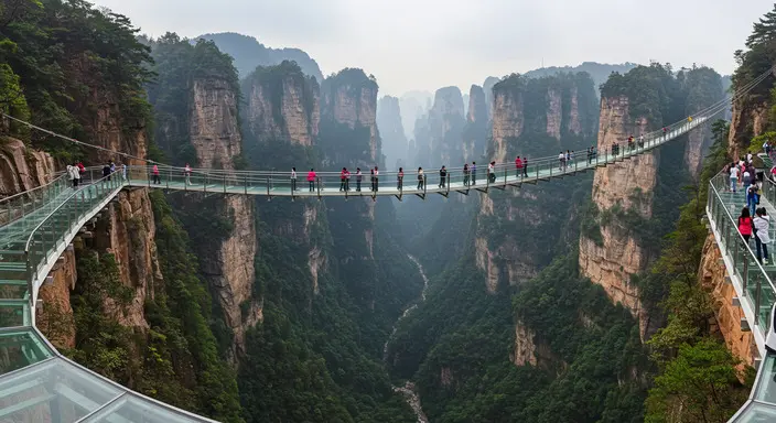 張家界大峽谷玻璃橋