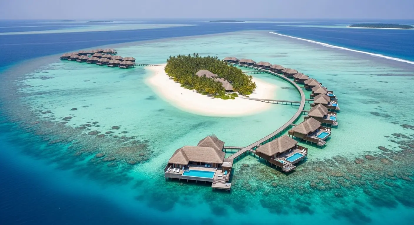 馬爾地夫奢華的水上別墅
