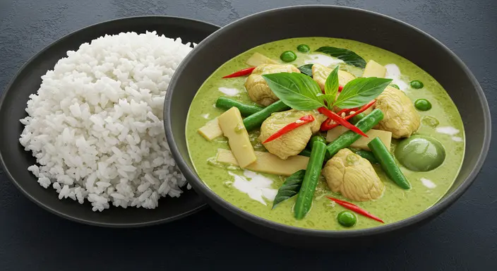 泰式綠咖哩 (Green Curry - Gaeng Keow Wan Gai)