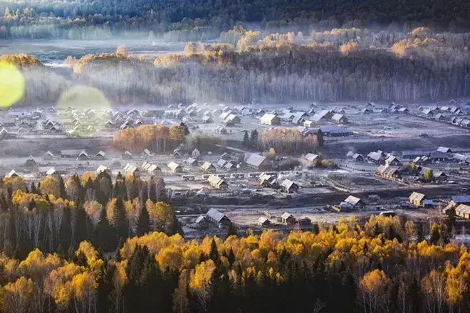 中國最美鄉村之一~禾木村