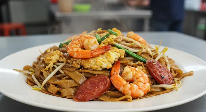 炒粿條 (Char Kway Teow)