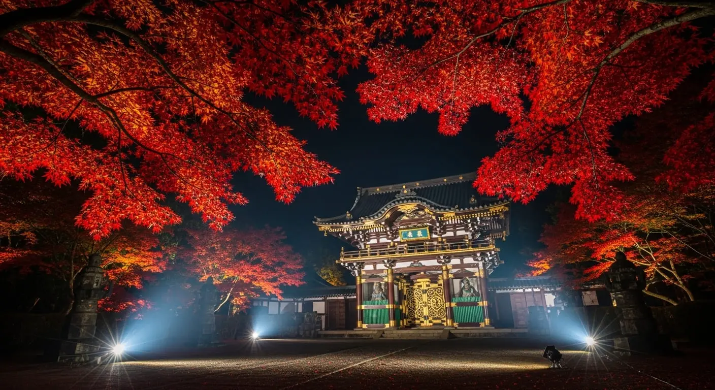 瑞鳳殿夜間點燈