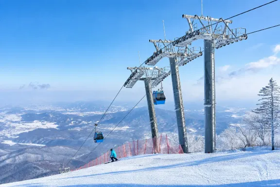 亞布力滑雪旅遊度假區的雪道與雪場