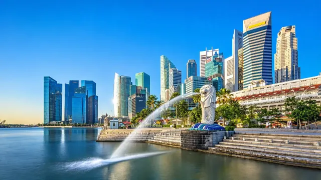 新加坡城市與濱海灣景緻 新加坡城市與濱海灣景緻