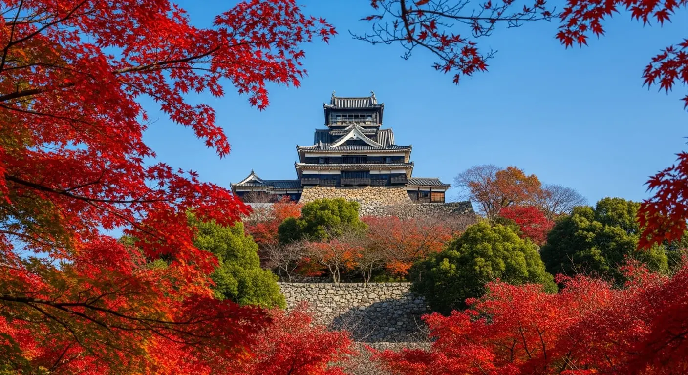 犬山城仰望古城