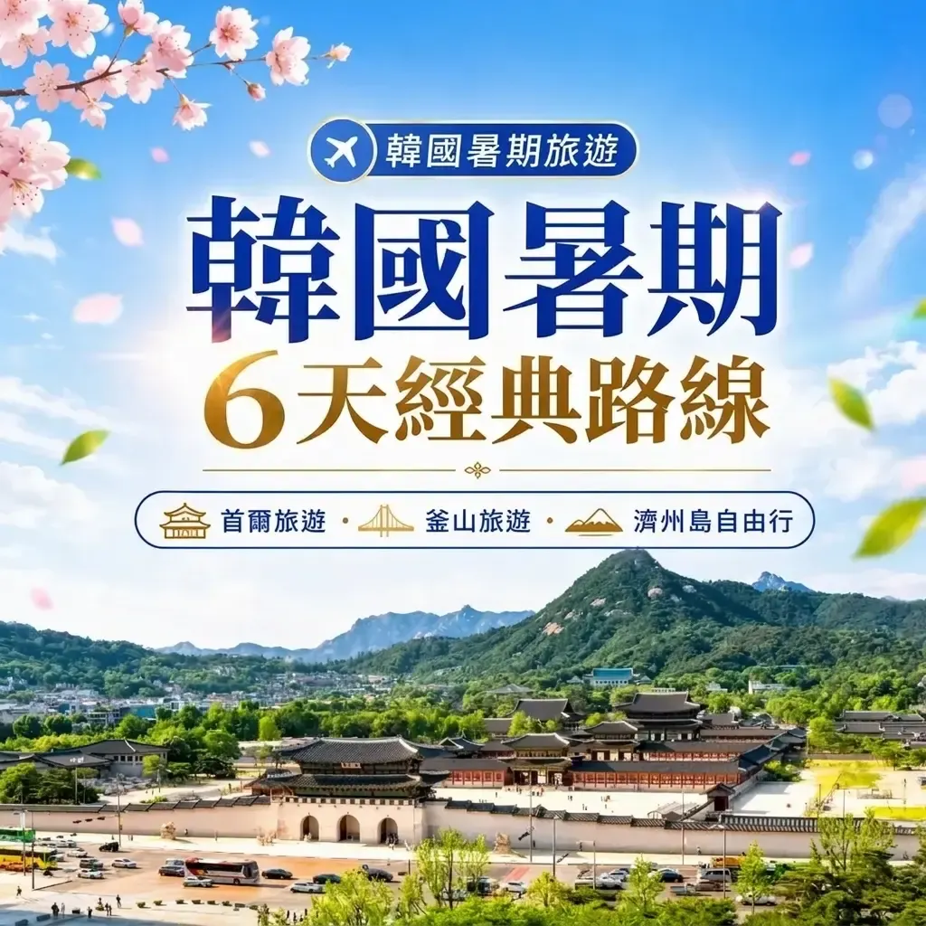 韓國暑期6天經典路線｜首爾+釜山+濟州島行程攻略