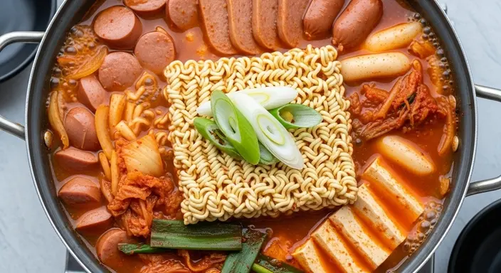 部隊火鍋 (Budae Jjigae - Army Stew)