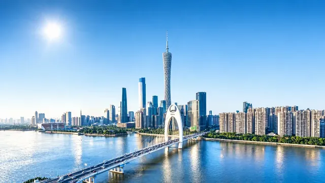 廣州南沙郵輪碼頭與珠江口一帶 廣州南沙郵輪碼頭與珠江口一帶