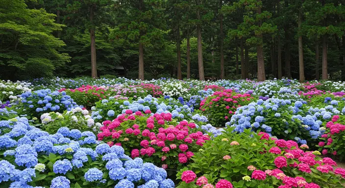 三室戶寺繡球花