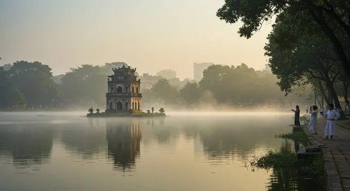 河內還劍湖 (Hoan Kiem Lake, Hanoi)